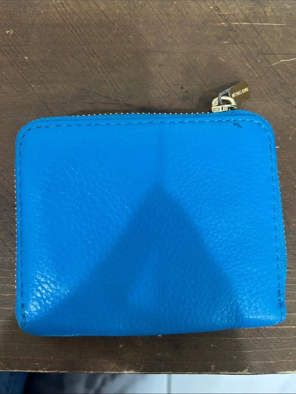 Michael Kors Bright Teal Leather Hobo with Matching Wallet